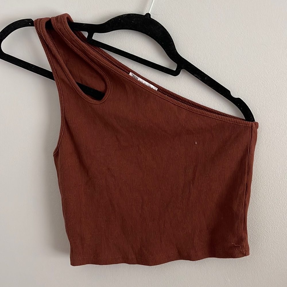 One shoulder Zara top
